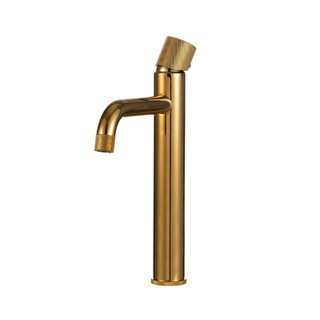 Torneira Para Banheiro Misturador Monocomando Alta Jagui Pingoo - Dourado em Oferta na Shopee