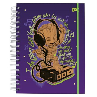 Caderno Smart Universitário Groot Guardiões Galáxia DAC