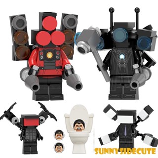 Titan Cameraman Speakerman TV Man Skibidi Série Toilet Mini Bloco De Construção Figura Toys Kids Gift