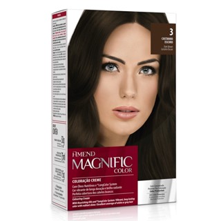 Coloração Tintura Creme 3.0 Castanho Amend Magnific Color
