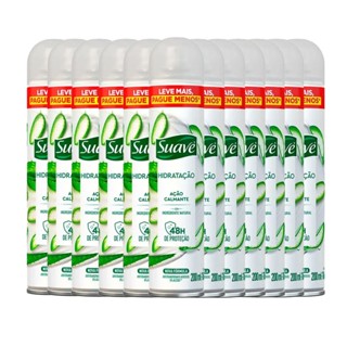 Kit Desodorante Aerosol Suave Ação Calmante 200ml - 12 Unidades