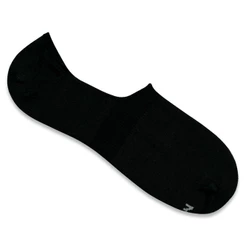 Meia esportiva super invisível com silicone
