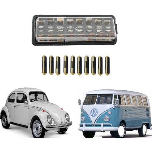Caixa Ou Porta Fusivel P/ 8 Fusiveis Porcelana Fusca Kombi em Oferta na Shopee