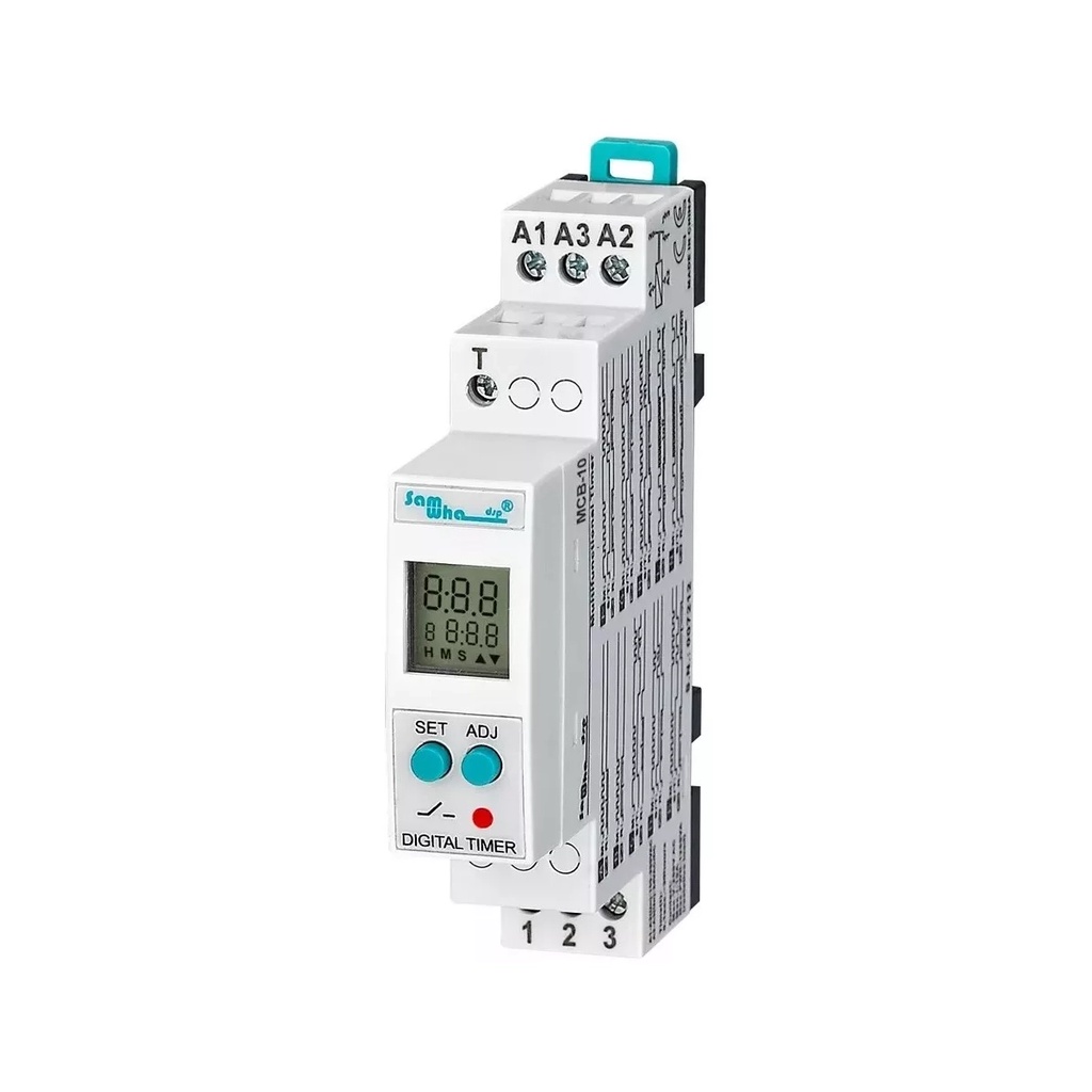 Rele De Tempo De Atraso Multifuncional Model. Mcb-10 10 Programas 0,1 A 999 Hrs (B39)