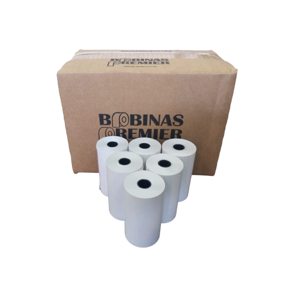 Bobinas Térmicas 80x30 - Elgin Knf-i7-i9 - Elgin i8 30 Rolos