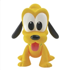 Brinquedo Boneco Vinil Pluto Baby Articulável 16 cm Amarelo +4 meses Líder