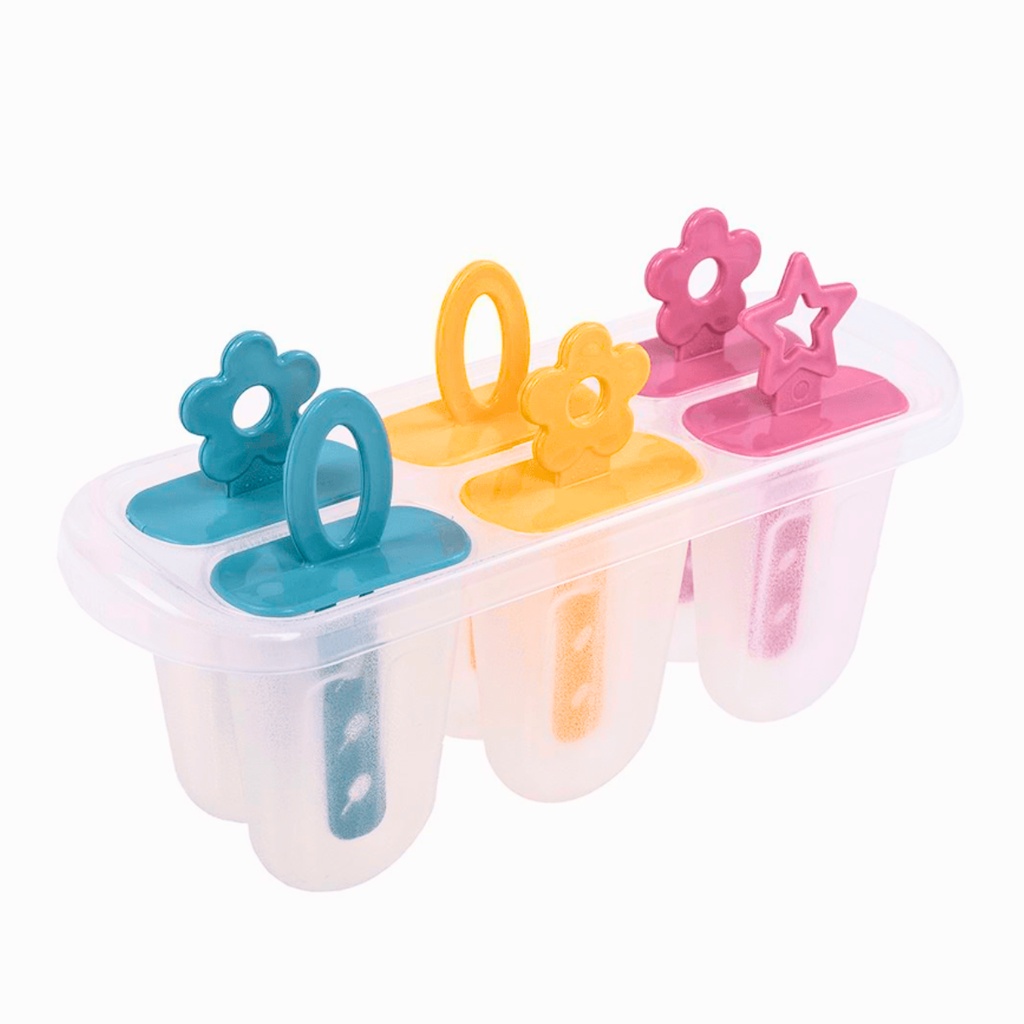 Forma de Picolé Para 6 Sorvete Colorida Sanremo Original em Oferta na Shopee