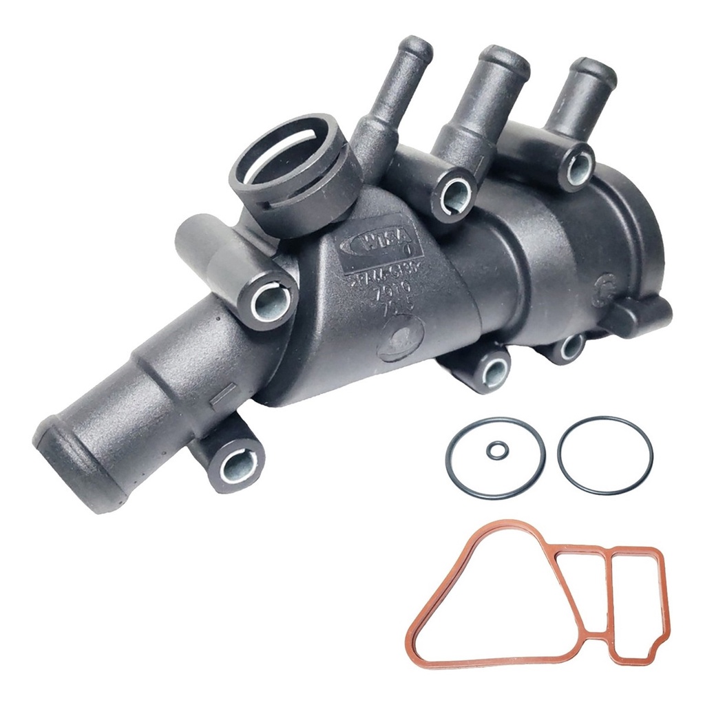 Carcaça Da Valvula Termostatica Para Ka Fiesta Ecosport Courier Focus 1.0 1.6 8v Zetec 2000 A 2014 em Oferta na Shopee