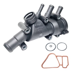 Carcaça Da Valvula Termostatica Para Ka Fiesta Ecosport Courier Focus 1.0 1.6 8v Zetec 2000 A 2014