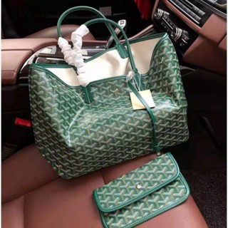 Saco de Mão de Couro das Mulheres Goyards 2 Em 1 Shopping Center Goya Star Mesmo Estilo Tote Tecido Cesta Vegetal Para Mães DCR15