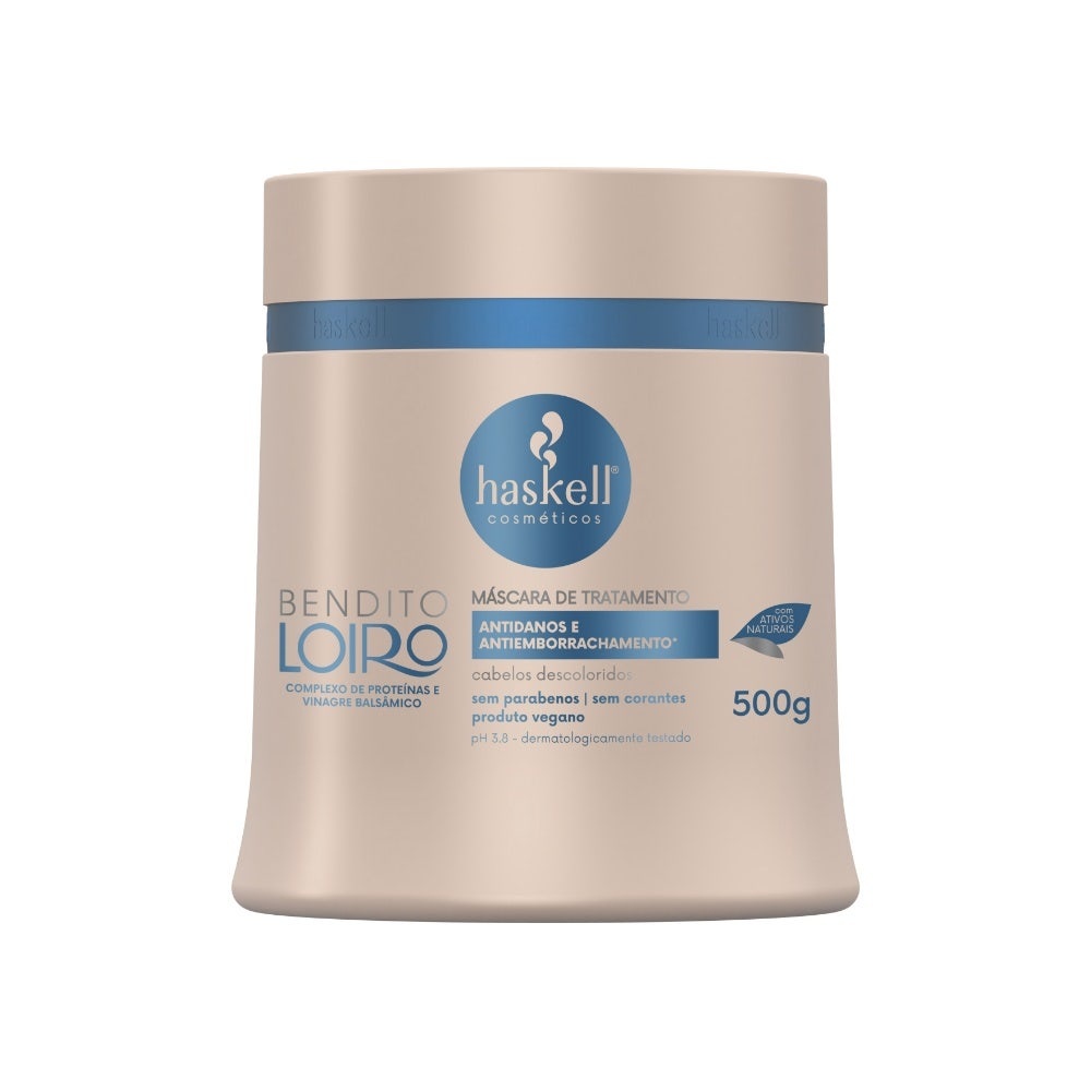 Máscara Tratamento Capilar Haskell Bendito Loiro 500gr