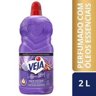 Limpador Perfumado Veja Aroma Sense Bem Estar 2L Lavanda