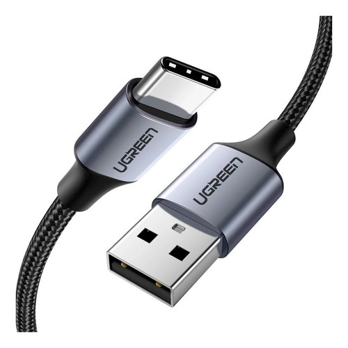 Cabo de Dados Ugreen US288 Usb Tipo C p Usb 2.0 3m Cinza