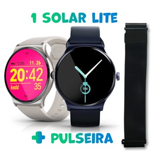 Relógio Smartwatch Inteligente Haylou Solar Lite Fitness Monitor Cardíaco IP68 Tela Colorida 1.38" + Pulseira de Brinde com Envio Imediato