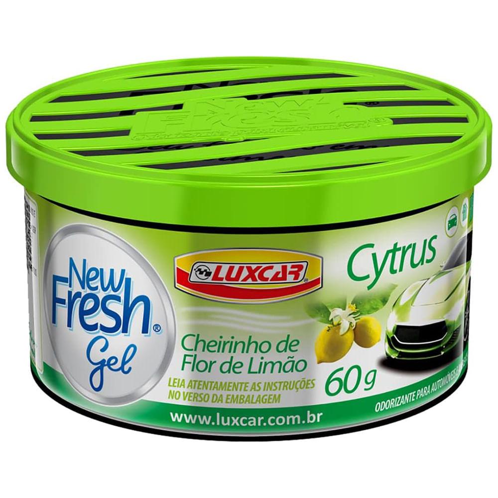 Aromatizante Gel New Fresh Gel Cytrus 60g LUXCAR em Oferta na Shopee