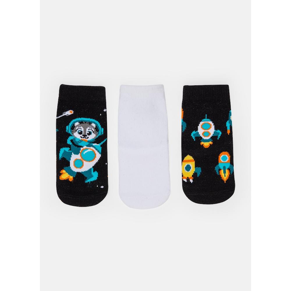 Meia Tripack Bebê Lobo - Puket em Oferta na Shopee