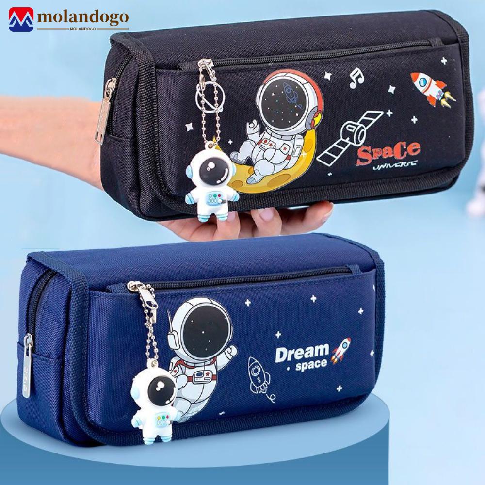MOLANDOGO Estojo De Lápis De 4 Camadas De Grande Capacidade Para O Astronauta Colorido Crianças E3H7 em Oferta na Shopee
