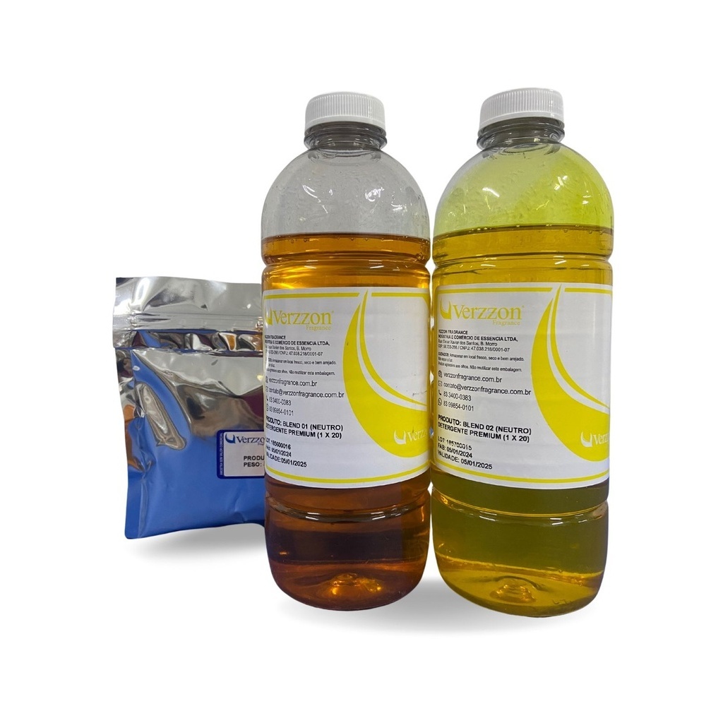 Imagem Base kit detergente Verzzon faz 20 litros lava- louças FÁCIL DE FAZER! (NEUTRO)