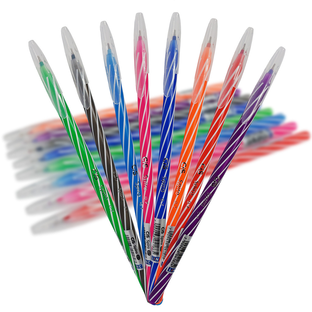 Caneta Esferográfica Spiro/Spiro Glow Ponta Fina 0.7mm. CIS