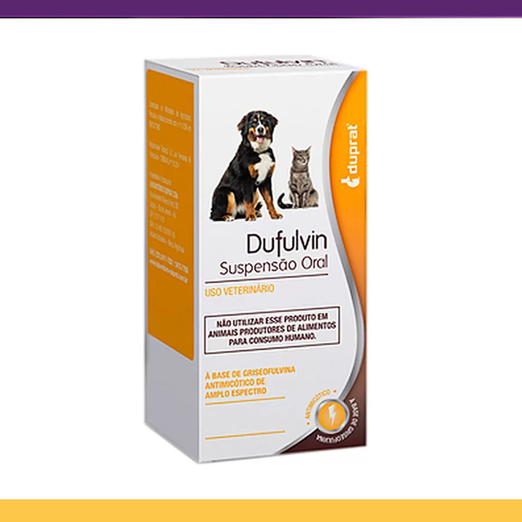 Dufulvin Suspensão Oral Duprat para Cães e Gatos - 250 mL