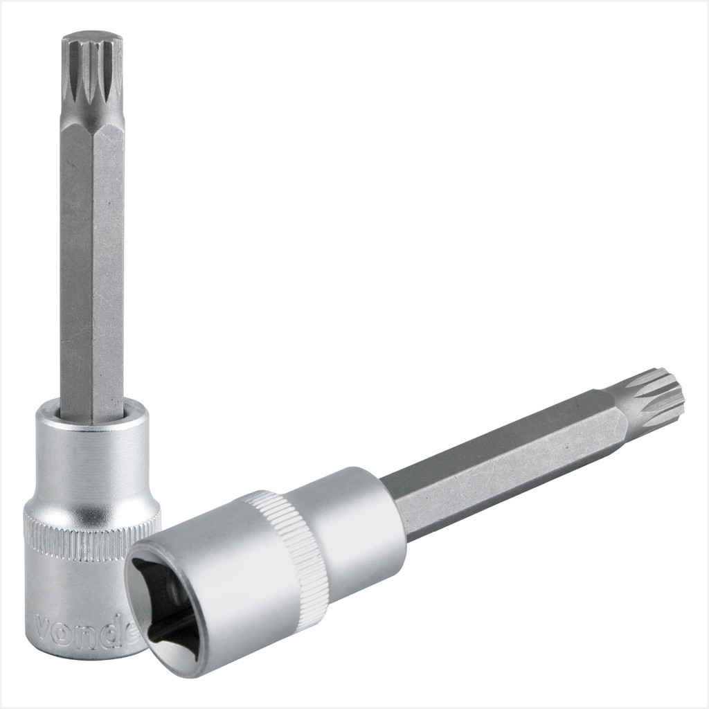 Soquete multidentado longo com encaixe de 1/2" M12 - Vonder em Oferta na Shopee