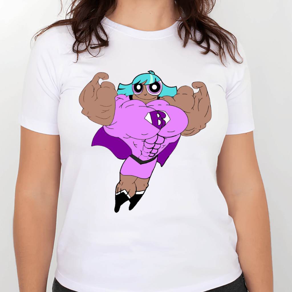 Camiseta Treino Academia - Estrelinha Maromba meninas superpoderosas