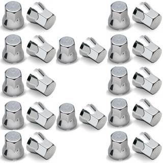 Kit com 24 Capa de Porca Cromada Volkswagem VW com logo 33MM em Oferta na Shopee