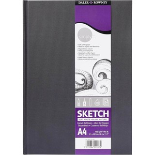 Sketchbook Simply 100g Daler Rowney em Oferta na Shopee