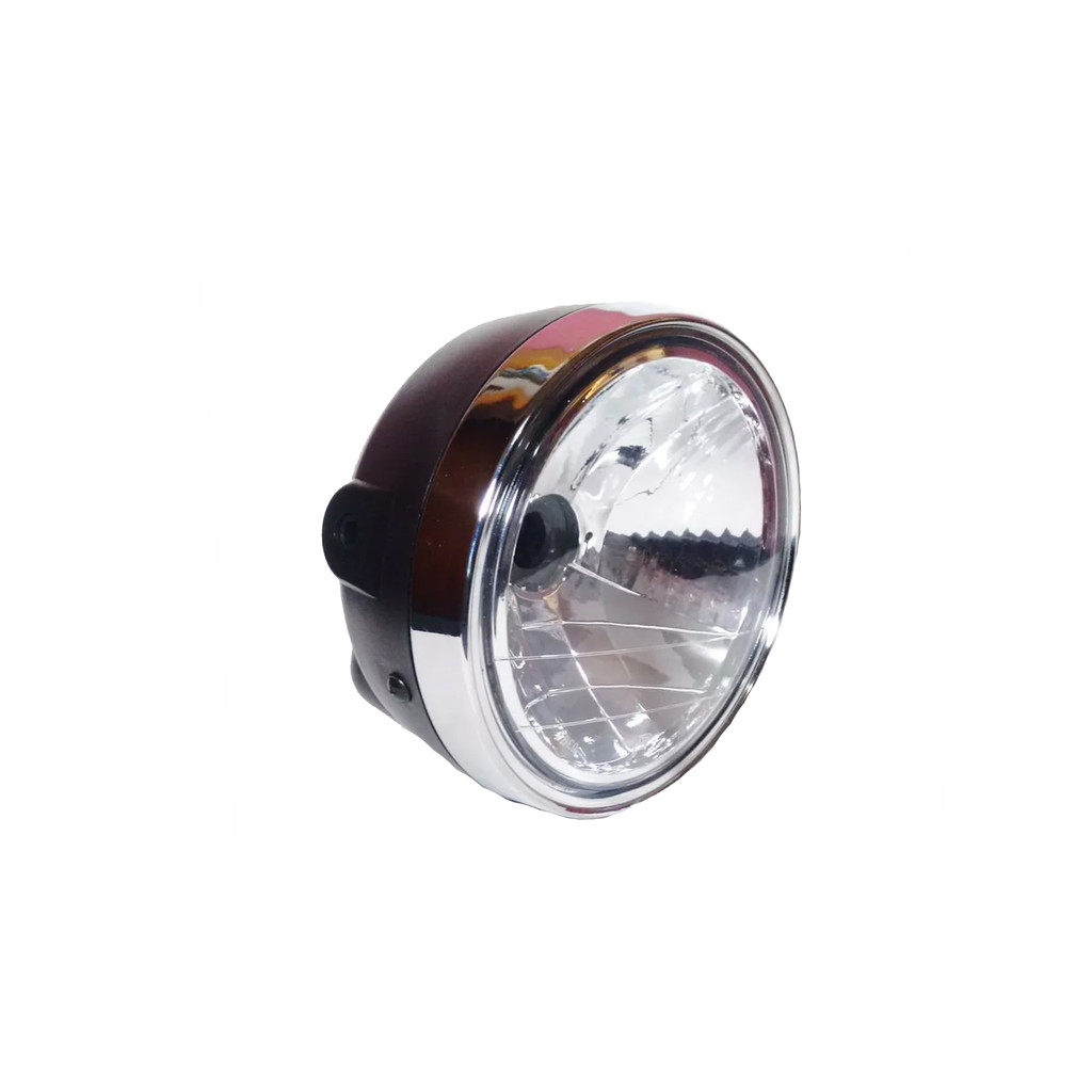 Bloco Optico Farol Titan 2000 CG 125 Aro Cromado Completo 2005 2006 2007 2008 2009 2010 2011 2012 2013 — imagem 2 de 2