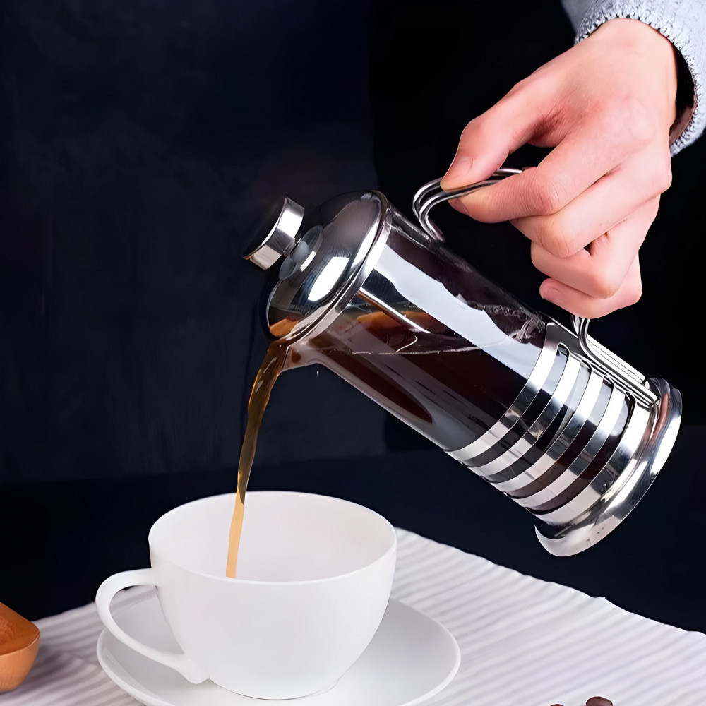 Cafeteira Francesa 350 ML Cremeira Espumadora De Leite Prensa De Café Cafetera Cafeiteira Cozinha