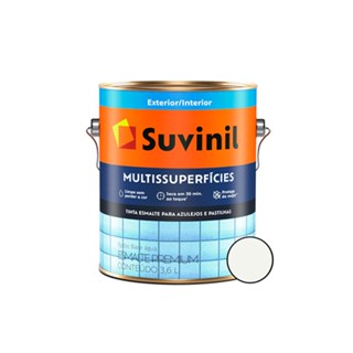 Tinta Esmalte Acetinado Epóxi Multisuperfícies 3,6L Branco - SUVINIL