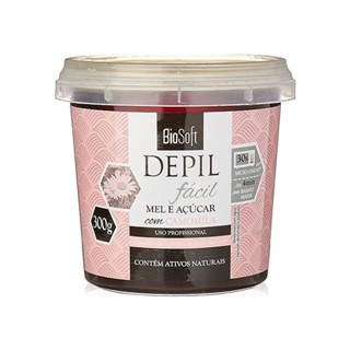 Cera Depil Fácil Mel E Açúcar Camomila 300g