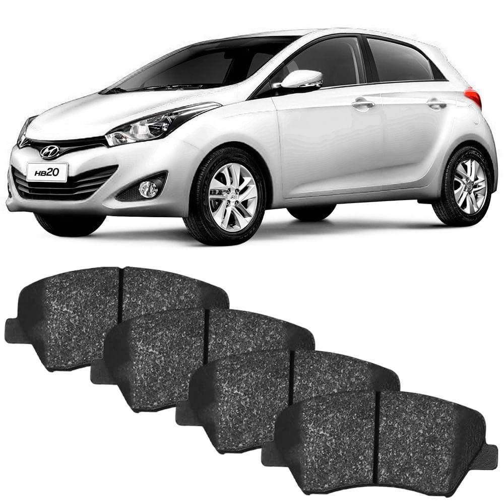 Detalhes do Kit Pastilha Freio Hb20 2013 A 2019 Dianteira Mando