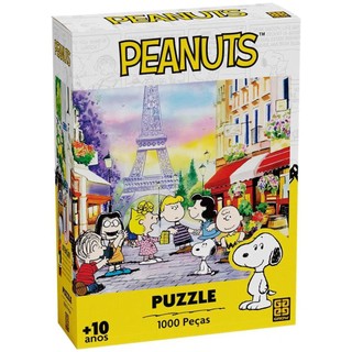 Puzzle Quebra Cabeça Snoopy Peanuts 1000 Peças 04426 Grow em Oferta na Shopee