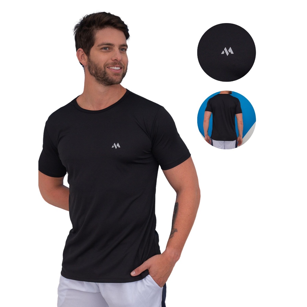 Camiseta New Wave Masculina Tecnologia Dry Fit