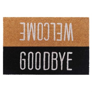Capacho 40x60cm Welcome Goodbye Coisas Coisinhas