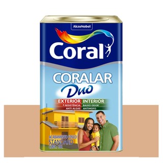 Tinta Coral Econômica Coralar Duo Acrílica Fosca Camurça 18L.