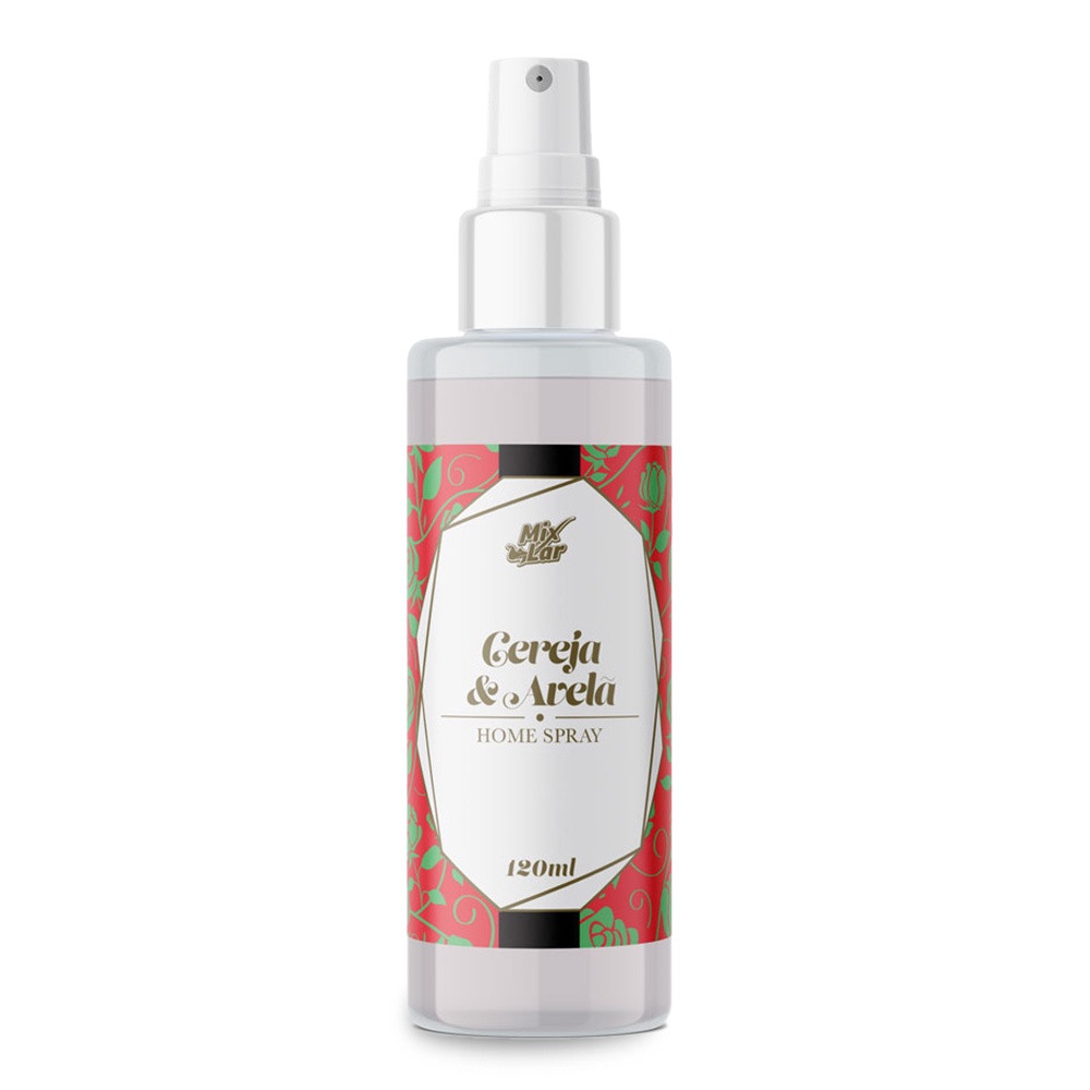 Perfume Ambiente Home Spray Cereja e Avelã  Mix Lar - 120mL
