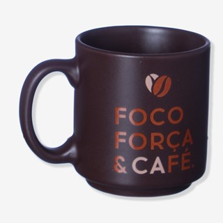 Caneca Mini Tina Foco, Força e Café - Zonacriativa