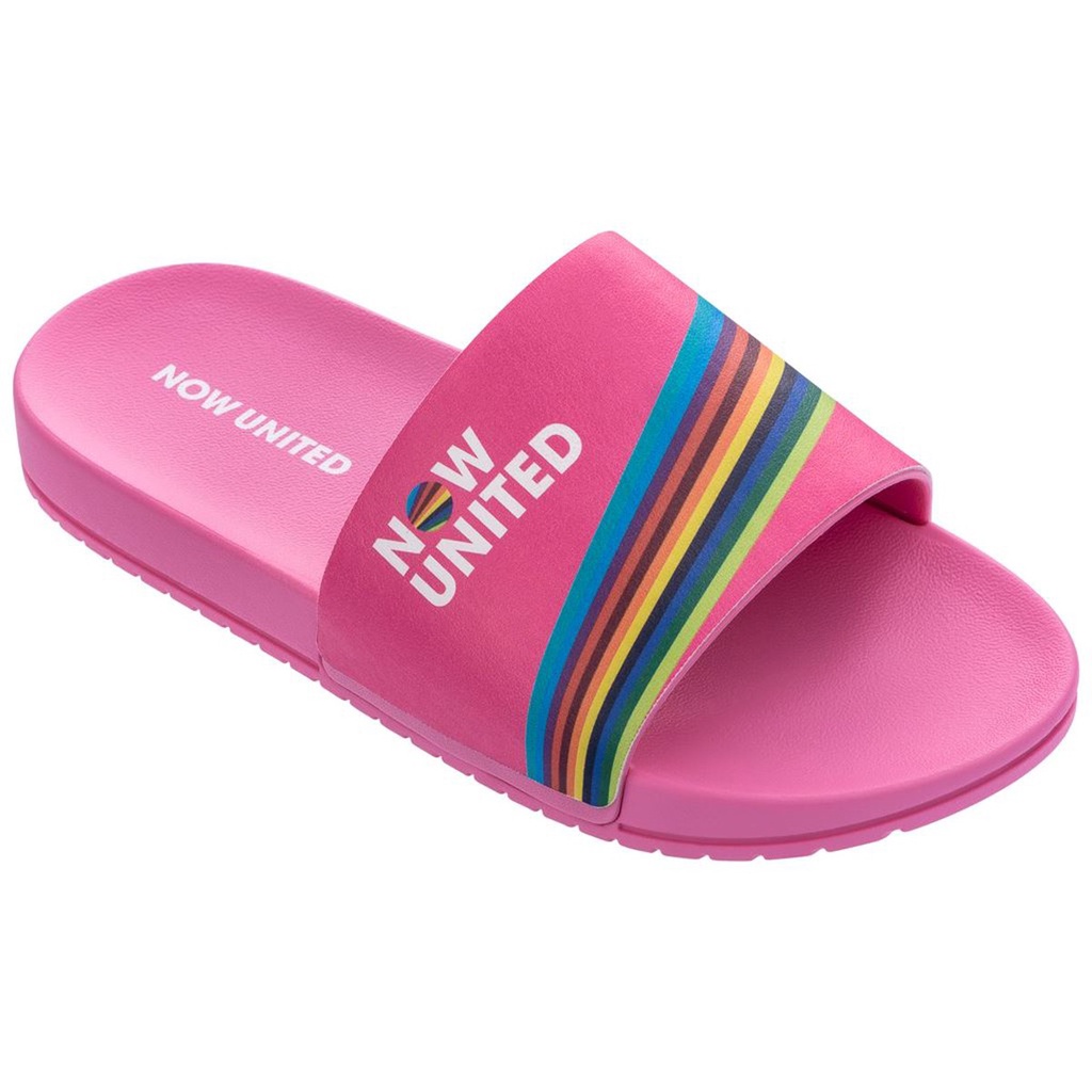 Chinelo Now United Infantil Slide Tie Dye Pop Banda Teen