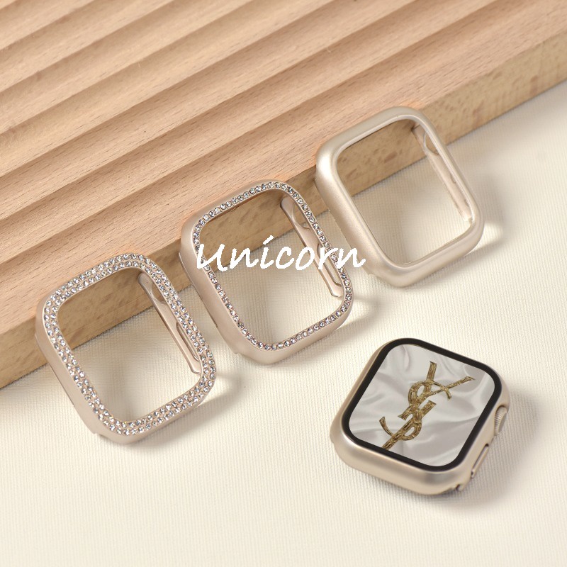 Starlight Capa Dura Para PC , Protetora Apple Watch 42mm 46mm 41mm 45mm S11 10 9 7 8 6 5 40mm 44mm 38MM SE iwatch em Oferta na Shopee