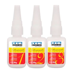 Cola Instantânea Artesanato TekBond 20g N°1,°2 e °3 Super Versátil