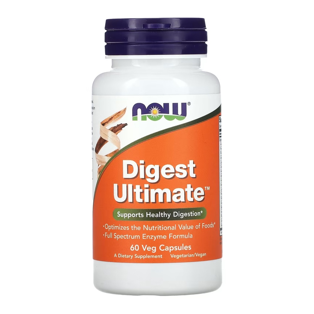 Digest Ultimate Now Foods 60 Veg Cápsulas Produto Importado em Oferta na Shopee