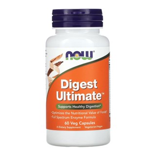 Digest Ultimate Now Foods 60 Veg Cápsulas Produto Importado