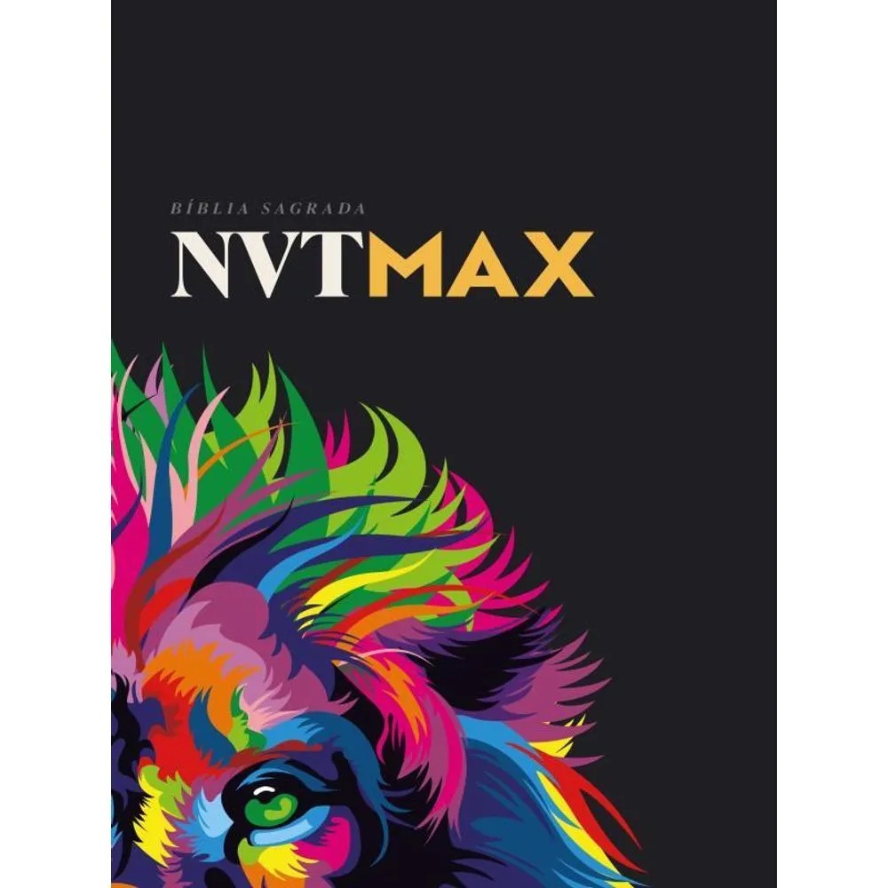 Bíblia Sagrada NVT Max | Letra Normal | Capa Dura | Leão em Oferta na Shopee