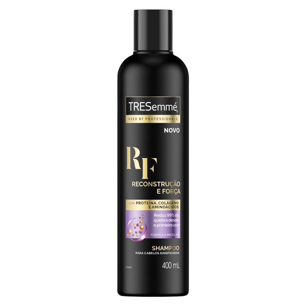 Shampoo TRESemmé Reconstrução E Força Cabelos Danificados 400ml