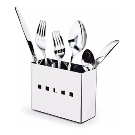 Porta Talheres Aco Inox - Escorredor Loucas Pratos Cozinha