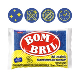 Esponja Sintetica Superficies Delicadas Antiaderente Bombril