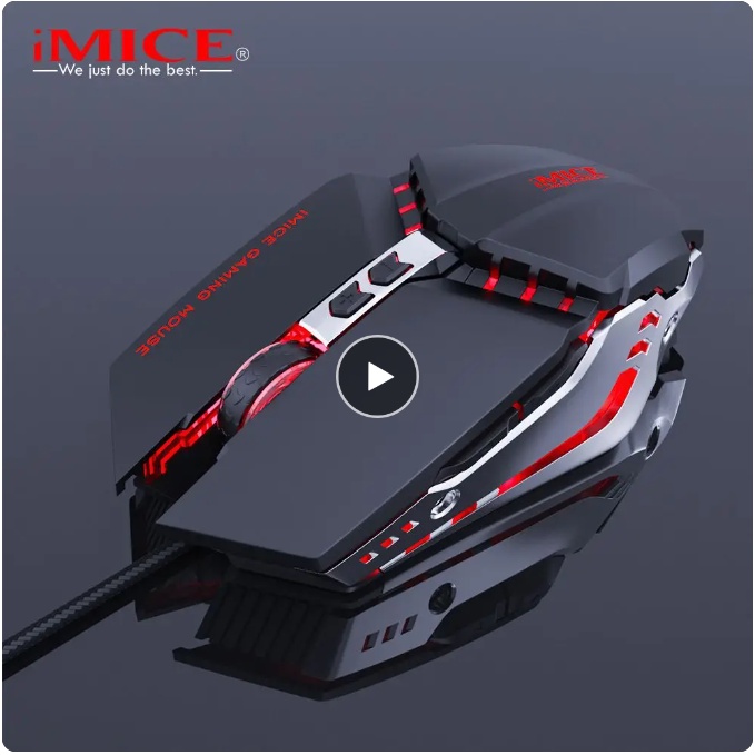 Mouse Gamer iMICE Original - Material de Alto Qualidade - Modelos X7, X8, X9, A7, V9, T80