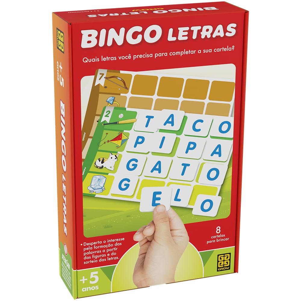 Jogo Bingo Letras em Oferta na Shopee